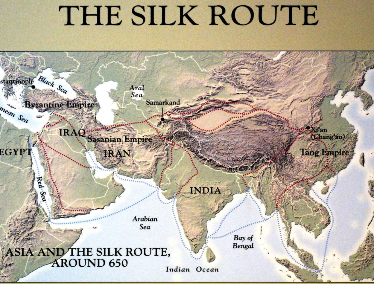 silk road map